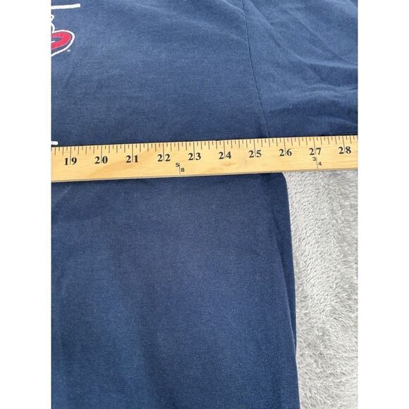 Vintage 2004 Cleveland Indians MLB Short Sleeve T Shirt Men's Size 2XL XXL Blue - Picture 11 of 13